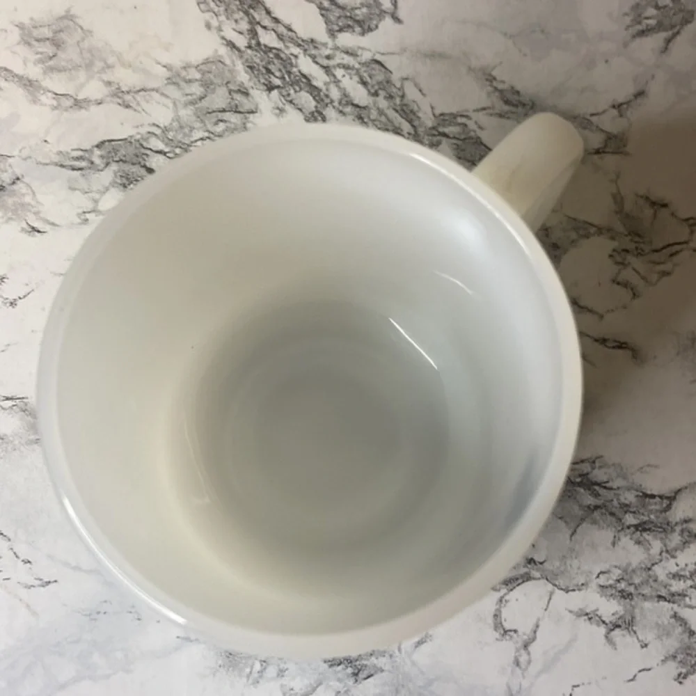 Vintage Mickey‎ Mouse Walt Disney Milk Glass Mug